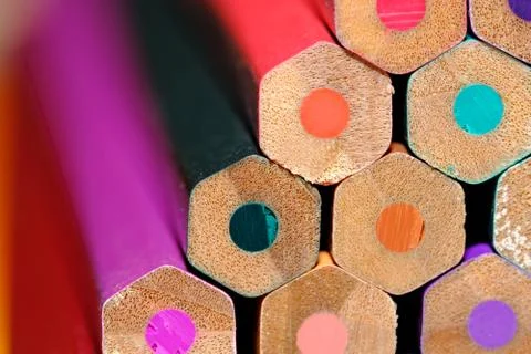 Colored pencils Foto stock