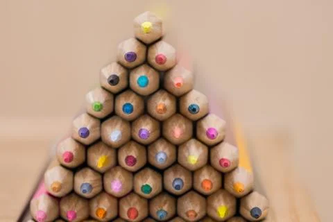 Colored pencils Foto stock