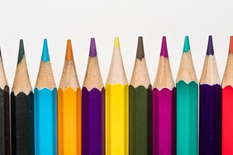 Colored pencils Stock Photos