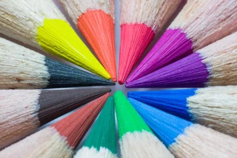 Colored Pencils Stock Photos