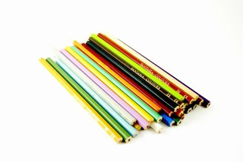 Colored pencils Stock Photos