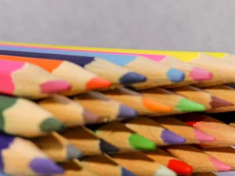 Colored pencils Stock Photos
