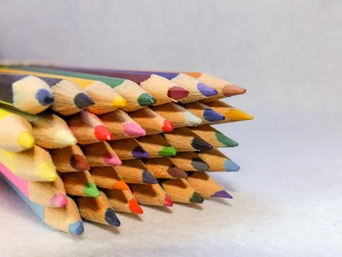 Colored pencils Stock Photos