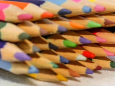 Colored pencils Stock Photos