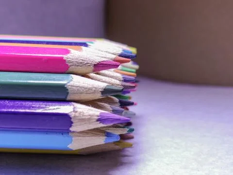 Colored pencils Foto stock