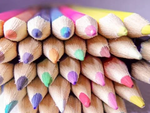 Colored pencils Foto stock