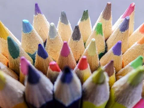 Colored pencils Stock Photos