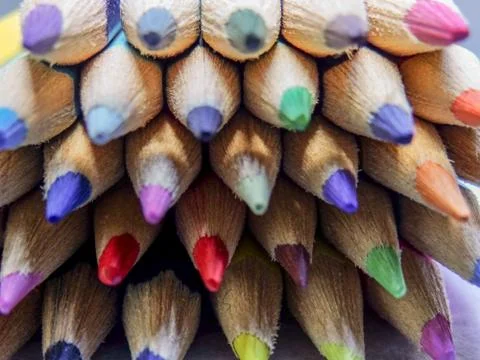 Colored pencils Foto stock