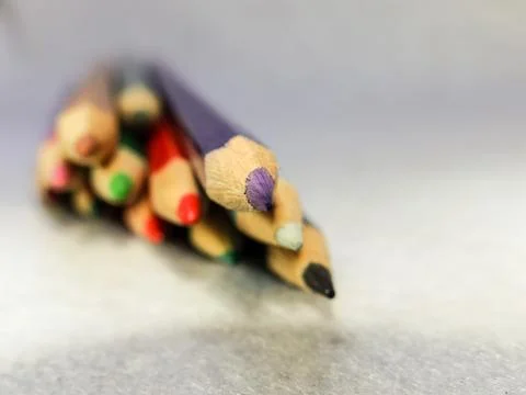 Colored pencils Stock Photos