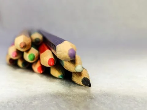 Colored pencils Stock Photos