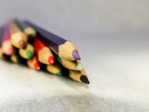 Colored pencils Stock Photos