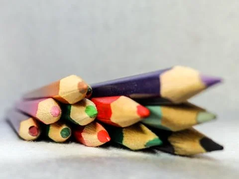 Colored pencils Stock Photos