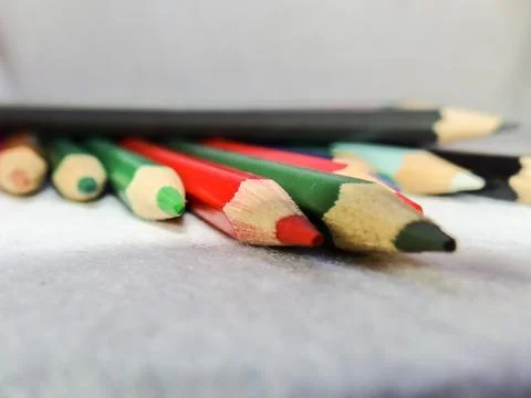 Colored pencils Stock Photos