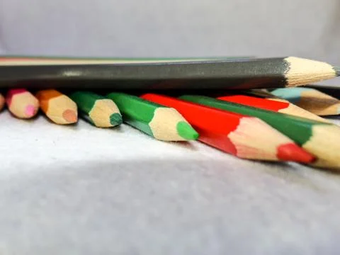Colored pencils Stock Photos