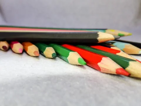 Colored pencils Stock Photos