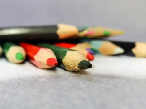 Colored pencils Stock Photos