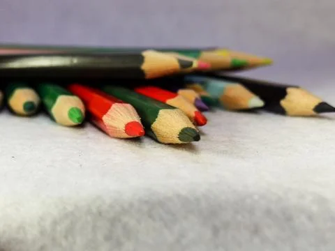 Colored pencils Stock Photos