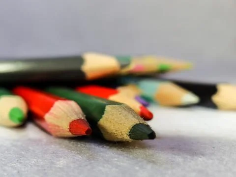Colored pencils Foto stock