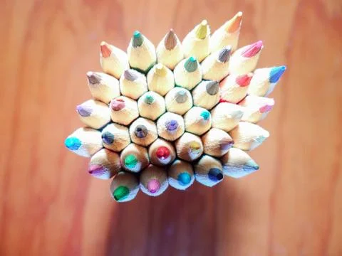 Colored pencils Stock Photos