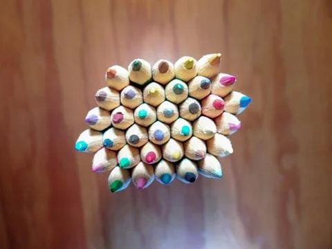 Colored pencils Stock Photos