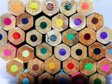 Colored pencils Stock Photos