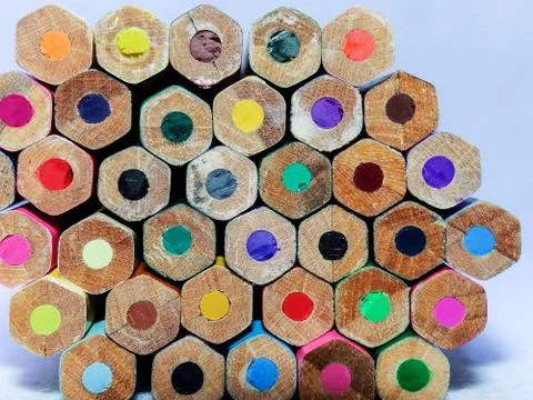 Colored pencils Stock Photos