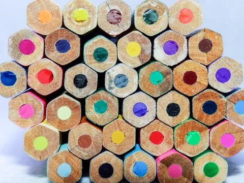 Colored pencils Foto stock
