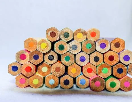 Colored pencils Foto stock
