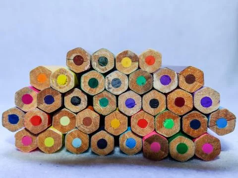 Colored pencils Stock Photos