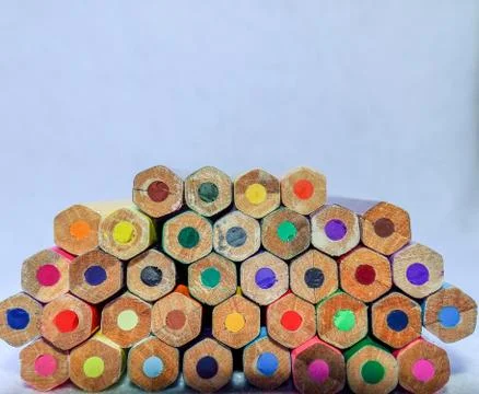 Colored pencils Stock Photos