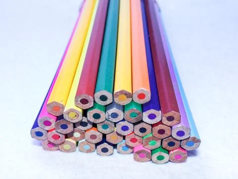 Colored pencils Stock Photos