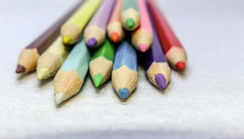 Colored pencils Stock Photos