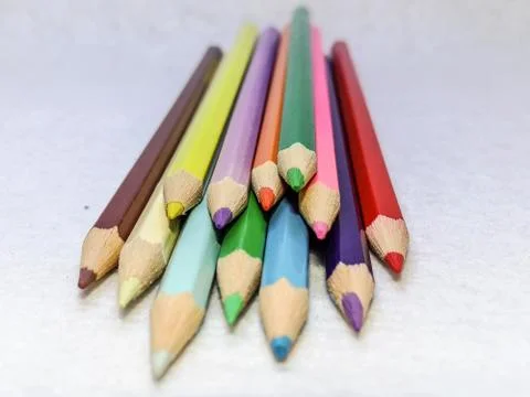 Colored pencils Foto stock