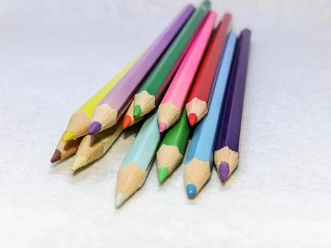 Colored pencils Stock Photos
