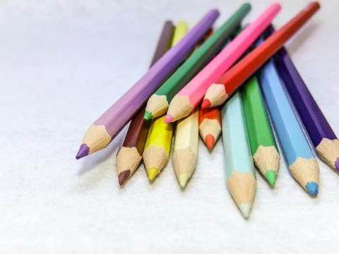 Colored pencils Stock Photos