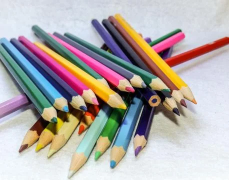 Colored pencils Stock Photos