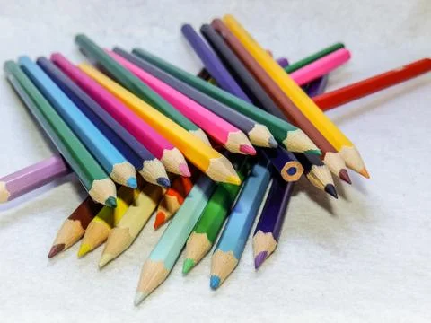 Colored pencils Foto stock