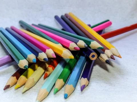 Colored pencils Stock Photos