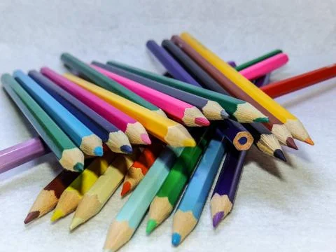 Colored pencils Stock Photos