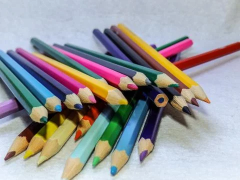 Colored pencils Stock Photos