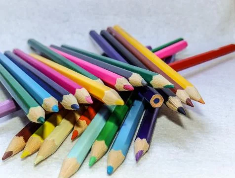 Colored pencils Stock Photos