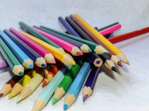 Colored pencils Stock Photos