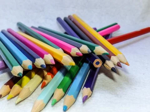 Colored pencils Stock Photos