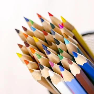 Colored pencils Stock Photos