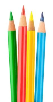 Colored pencils Stock Photos