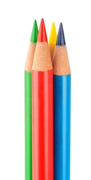 Colored pencils Stock Photos