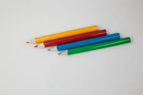 Colored pencils Stock Photos