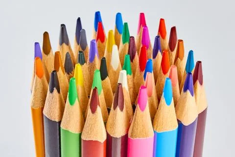 Colored pencils 스톡 사진