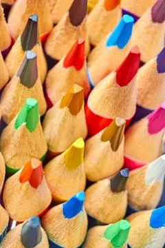 Colored pencils Stock Photos
