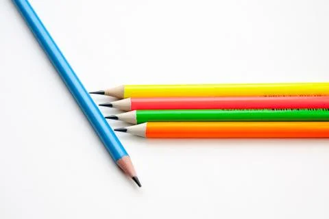 Colored pencils Stock Photos